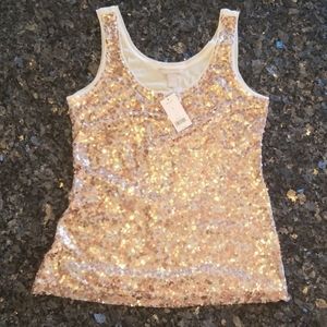 New with tags Banana Republic sequin camisole.  Sm